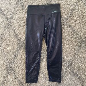 ZYIA Shiny Midnight Leggings‎ size 12
